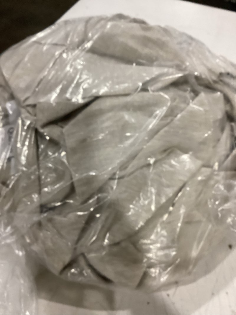 Condition photo showing As Is for luster velvet true blackout curtain - single