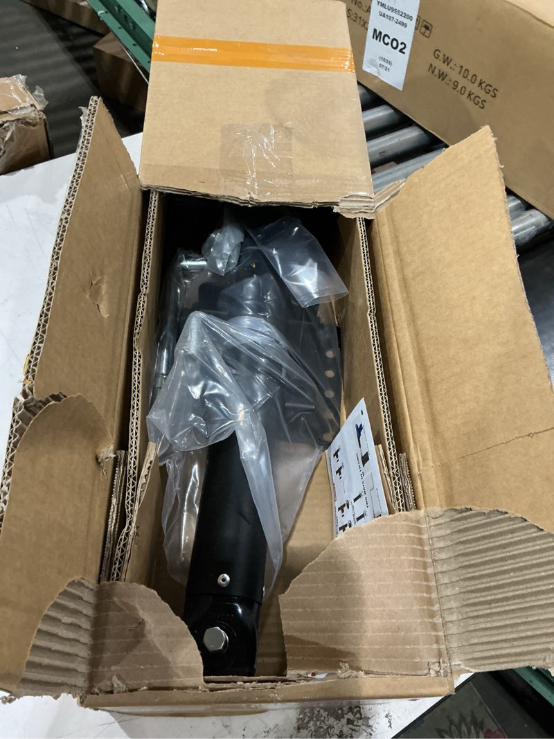 Condition photo showing New/Like New for upgraded trailer jack with dual wheel(electric drill adjust), adjustable 14”-42” drop leg, universal heavy-duty rv tongue jack with 2000lbs capacity, bolt on trailer jack for utility yacht boat