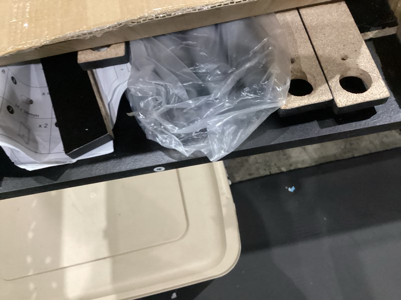 Condition photo showing Good Condition for furinno home laptop notebook computer desk, black/grey