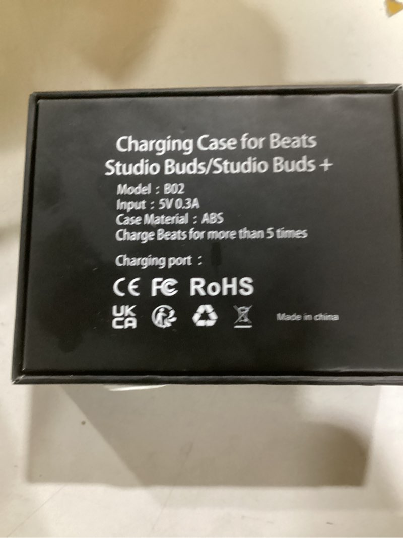 Condition photo showing New/Like New for Charging Case Replacement Compatible with Beats Studio Buds+, Charger with Bluetooth Pairing Sync Button & 660mAh Built-in Battery (Not Include Earphone)