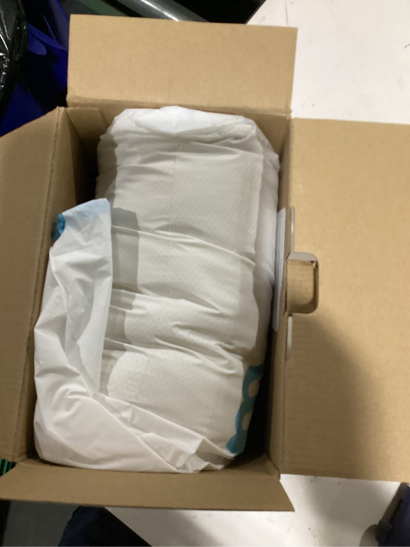 Condition photo showing New/Like New for am aeromax travel contour memory foam pillow, cervical pillow for neck pain relief, neck orthopedic sleeping pillows for side, back and stomach sleepers. travel - 12lx11wx(5"-4")h white - soft