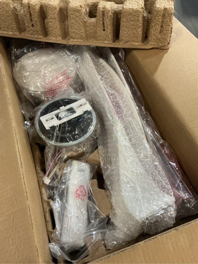 Condition photo showing New/Like New for roomratv ceiling fans with lights,large airflow 52inch modern ceiling fan with quite reversible dc motor 3 color temperature led light (white) white 52 inches-3 blades