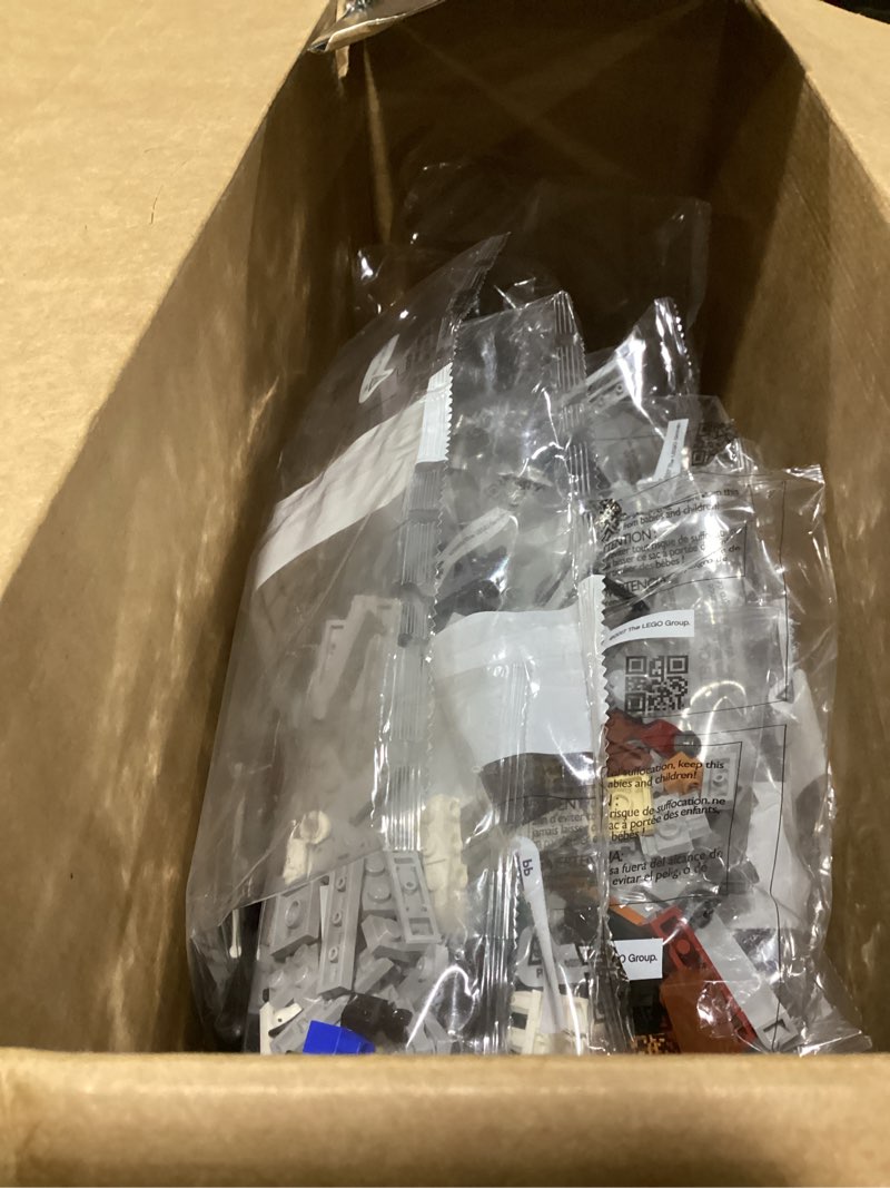 Condition photo showing As Is for lego marvel spider-man daily bugle building sets for adults - display as office or book shelf decor - gifts for christmas - 25 minifigures - 76178 standard packaging