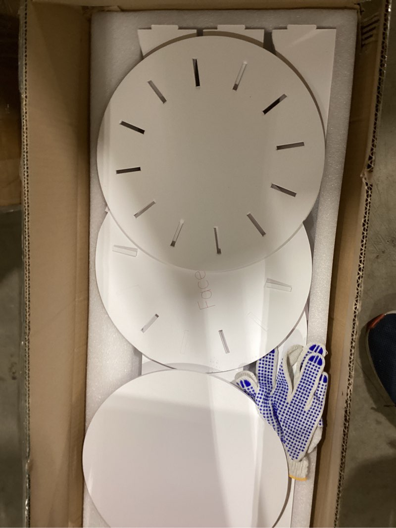 Condition photo showing Good Condition for imprsv 1Pcs Cylinder Stands for Party, Large White Cake Stand, Pedestal Display Plinth Pillars for Wedding Ceremony Birthday Party Decor (Flow Shape 1pc flow