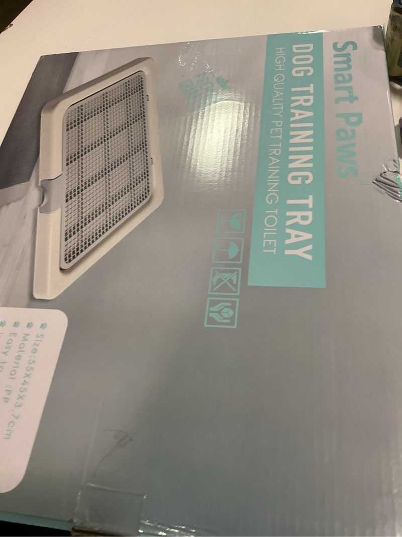 Condition photo showing New/Like New for Smart Paws 3 Sizes Small Puppy Dog Toilet,Poodles Training Tray,Yorkie Pet Pads Holder 21.65x17.71 Inch (Pack of 1)