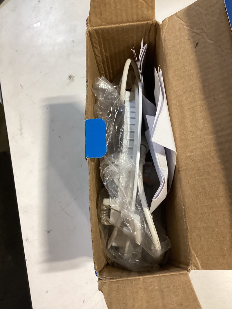 Condition photo showing As Is for utilitech extra bright white 6-in 1200 -lumens switchable white round dimmable led canless wet rated recessed downlight