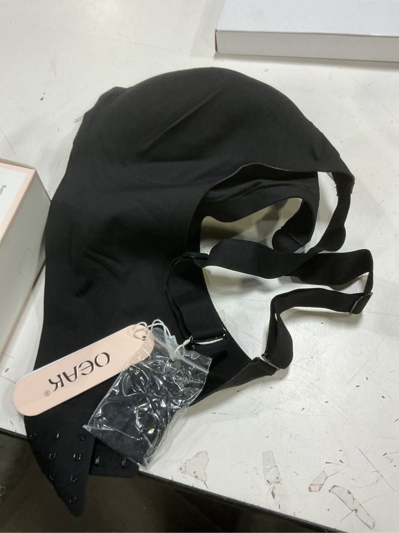 Condition photo showing Good Condition for OEAK Womens Wireless Bras V Mesh Comfortable Bralette Supportive Tshirt Bra No Underwire Seamless Push Up Everyday Bras XX-Large Black