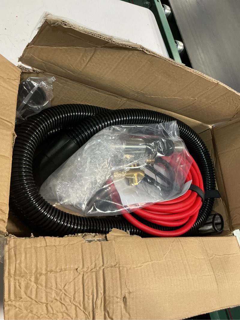 Condition photo showing New/Like New for miv pro-grade shop vac extractor conversion kit - universal shop vac extractor hose kit, for carpet, upholstery & auto detailing 25ft waterline