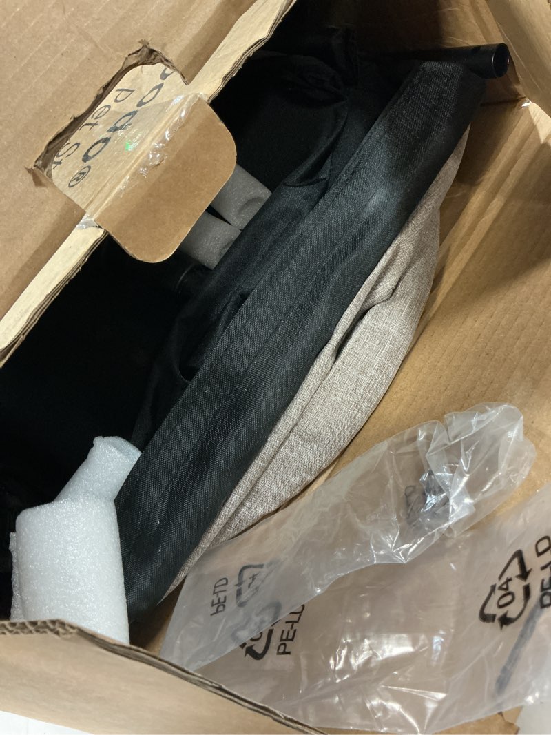 Condition photo showing Good Condition for roodo 3 wheel dog pet cat stroller best lightweight foldable compact portable jogger all terrain travel pet gear puppy kitty stroller for up to 30lbs medium small dogs and cats(light khaki)