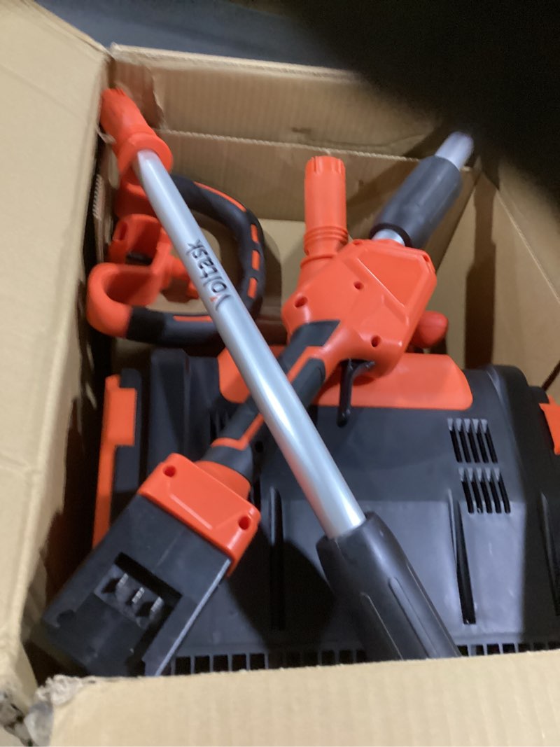 Condition photo showing Good Condition for VOLTASK Cordless Snow Shovel, 48V | 13.5-Inch Cordless Snow Blower, Battery Snow Blower with Directional Plate (2 * 24V Battery & Dual Quick Charger Included)