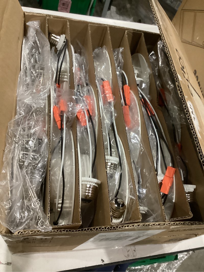 Condition photo showing Good Condition for Sunco 24 Pack Retrofit LED Recessed Lighting 6 Inch, Downlight Can Lights for Ceiling, 1050 LM, 2700K/3000K/3500K/4000K/5000K, Dimmable, Baffle Trim, 13W=75W, 50000 Lifetime Hours, Damp Rated UL White 6 Inch