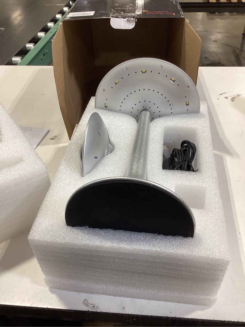 Condition photo showing Good Condition for magnetic levitation bluetooth ufo speaker, levitating ufo speakers with seven color night lamp, wireless charging led lamp bluetooth speaker, 360°rotating ufo lamp (silver)