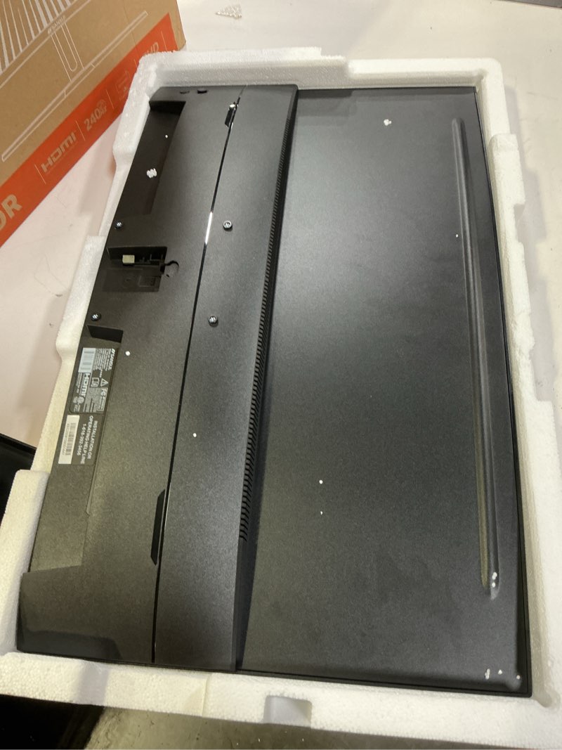 Condition photo showing Good Condition for SANSUI 27 Inch Curved 240Hz Gaming Monitor FHD 1080P, 1500R Curve Computer Monitor, 130% sRGB, 4000:1 Contrast, HDR, FreeSync, MPRT 1Ms, Low Blue Light, HDMI DP Ports, Metal Stand, DP Cable Incl. 27 Inch 240Hz Curved Gaming 27 Inch 240Hz Curved Gaming
