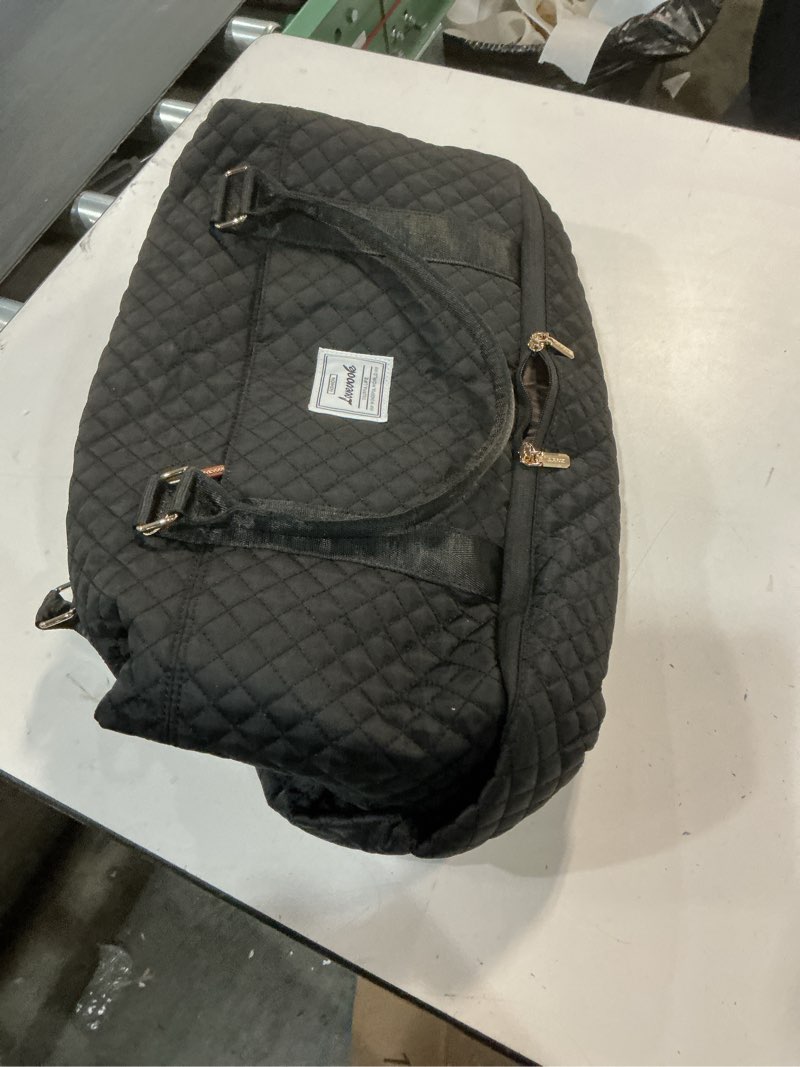 Condition photo showing Good Condition for LOVEVOOK Travel Duffle Bag,Weekender Bags for Women with Shoe Compartment?Carry on Overnight Bag with Toiletry Bag,Gym Duffel Bag with Wet Pocket, Hospital Bags for Labor and Delivery Large-2 Pcs Black