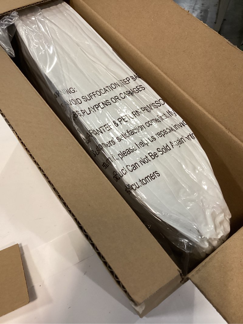 Condition photo showing New/Like New for CozyLux Full Size Mattress Pad Mattress Topper Deep Pocket Up to 21" Non Slip Cotton Cooling Mattress Cover Breathable and Soft Thick Pillowtop 450GSM Bed Mattress Protector (54x75) Inches White White Full (54x75 inches)