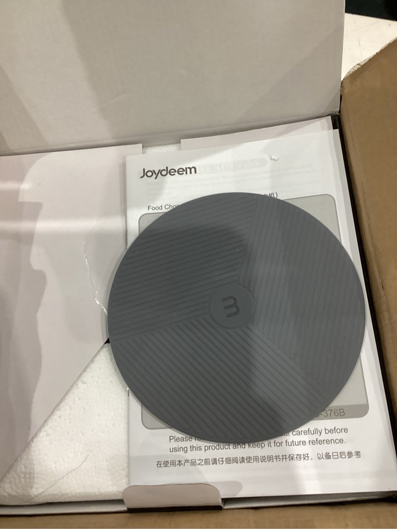 Condition photo showing New/Like New for Joydeem JD-376B Electric Food Processor,Meat Grinder with Garlic Peeler,Vegetable Fruit Chopper with 3 Stainless Steel Bowls,Blue