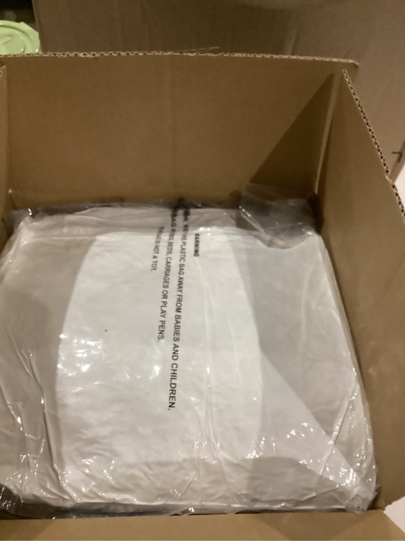 Condition photo showing Good Condition for 18x18 Decorative Throw Pillow Inserts-Down Feather Pillow Inserts-Square-Cotton Fabric-Set of 2-White.