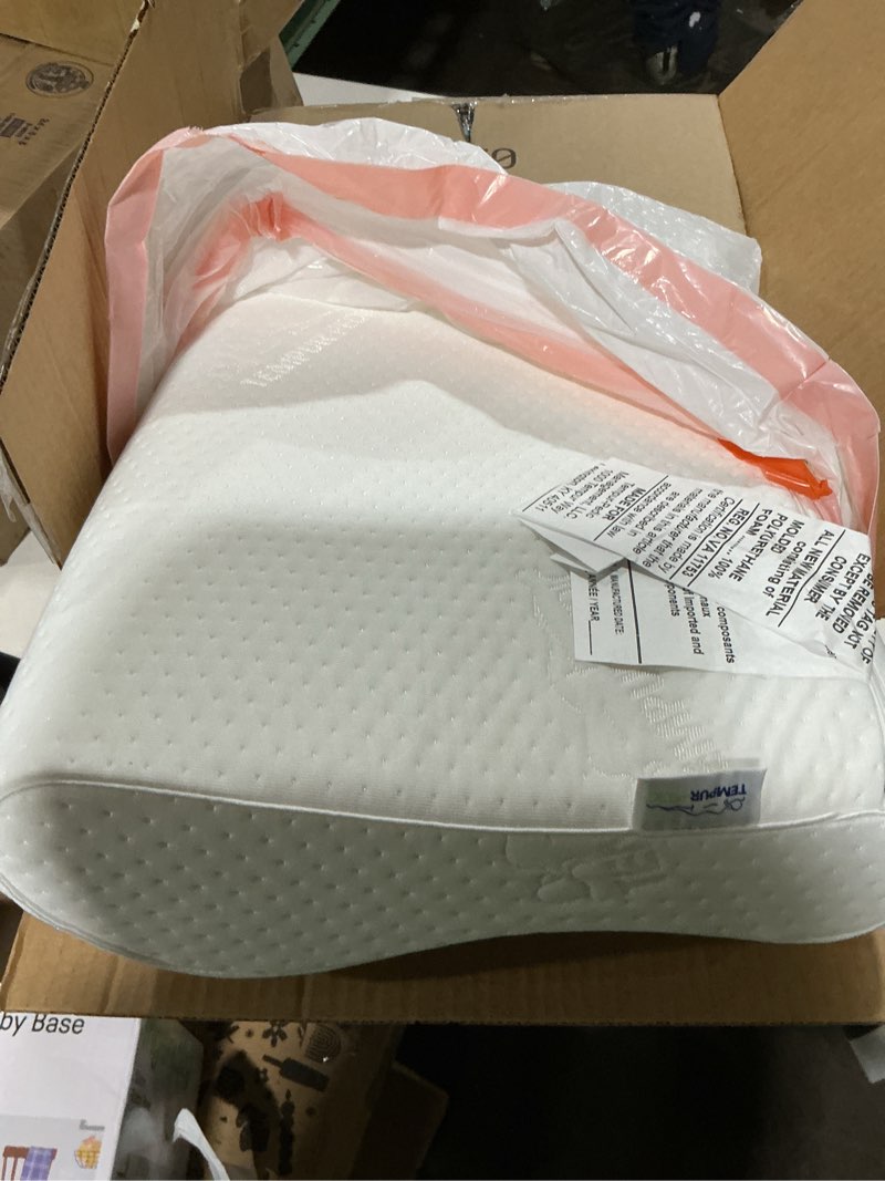 Condition photo showing Good Condition for tempur-pedic, standard tempur-neck pillow, medium profile-2-pack, white 2 count medium profile 2