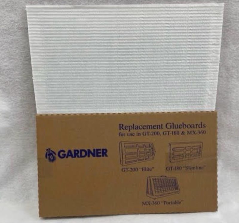 gardner el-62 insect trap replacement glue boards for gt-180, gt-200, gt-215, mx 360 (black, 10 pack)