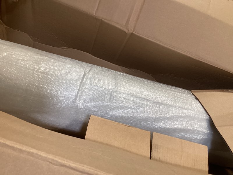 Condition photo showing Good Condition for 39" x 100' heavy-duty temporary floor protection for construction & renovation, green, surface protection film for hardwood floors, tile&hard paint protection. (h-300g 39" x 100')