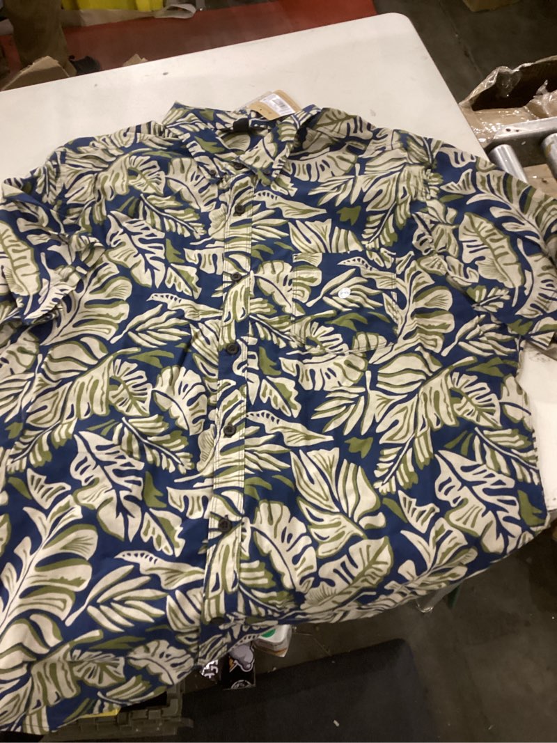 Eddie Bauer Men's Short Sleeve Baja Shirt - Print