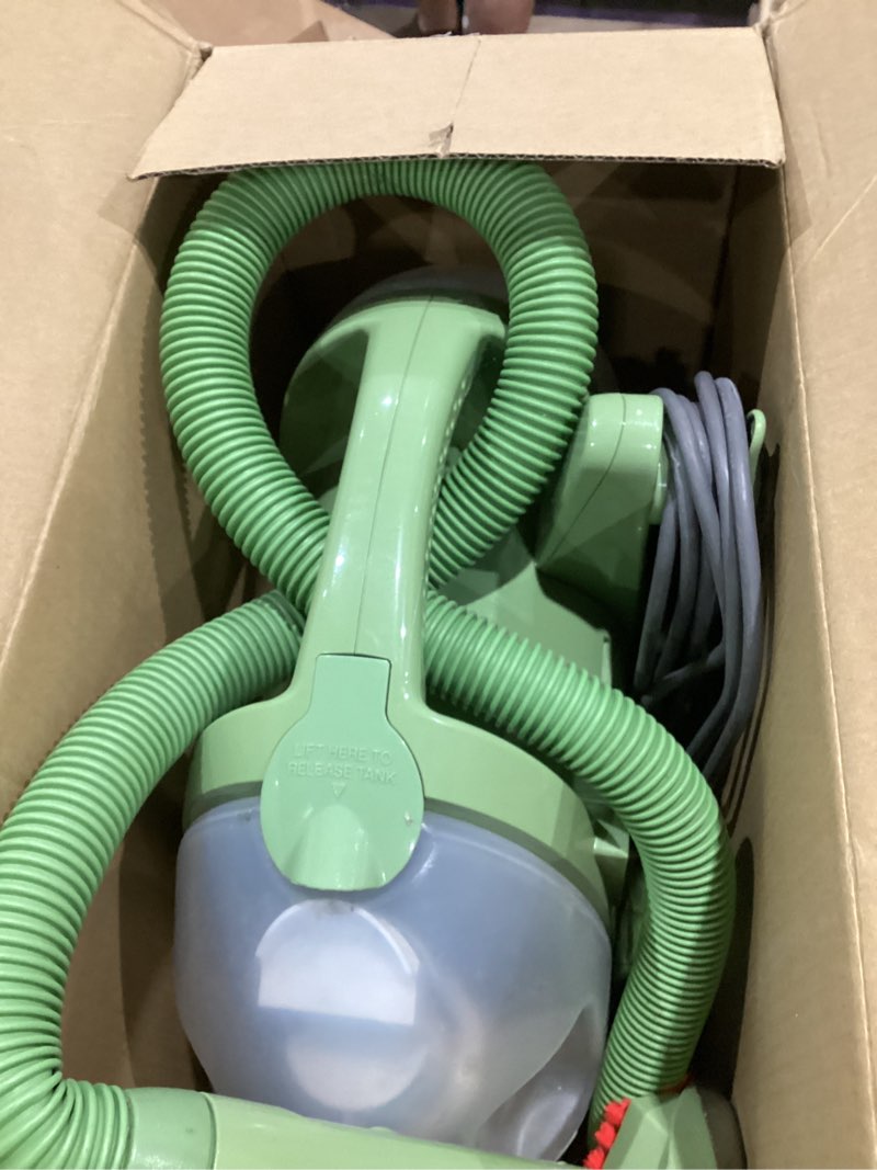 Condition photo showing Good Condition for bissell little green multi-purpose portable carpet and upholstery cleaner, car and auto detailer, with exclusive specialty tools, green, 1400b