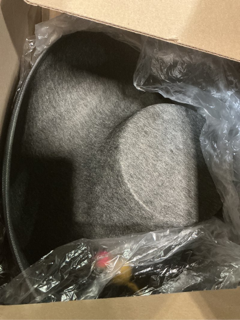 Condition photo showing Good Condition for cat caves for indoor cats, large cat tunnel for multiple & large cats, scratch detachable peekaboo cat cave bed, kitten donut kitty hideaway up to 45 lbs