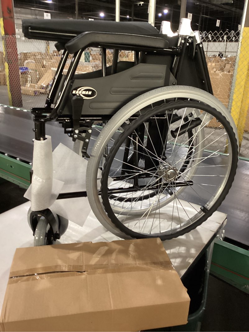 Condition photo showing New/Like New for Karman 24 pounds LT-980 Ultra Lightweight Wheelchair Black