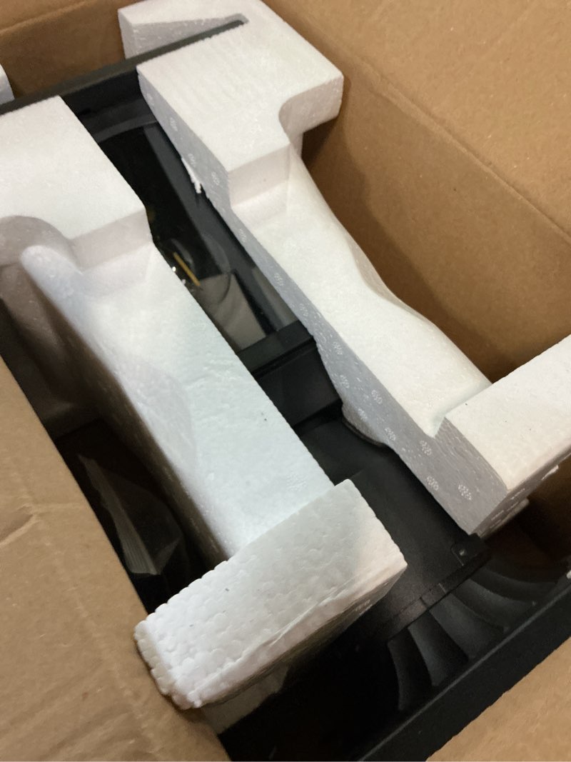 Condition photo showing Good Condition for eyrosa outdoor solar lamp post light with glass shade & pier mount base, ip45 waterproof dusk to dawn solar post lantern, warm white for garden, yard, fence, deck & holiday décor