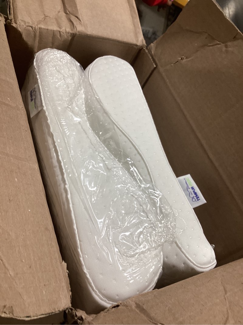 Condition photo showing Good Condition for tempur-pedic, standard tempur-neck pillow, medium profile-2-pack, white 2 count medium profile 2