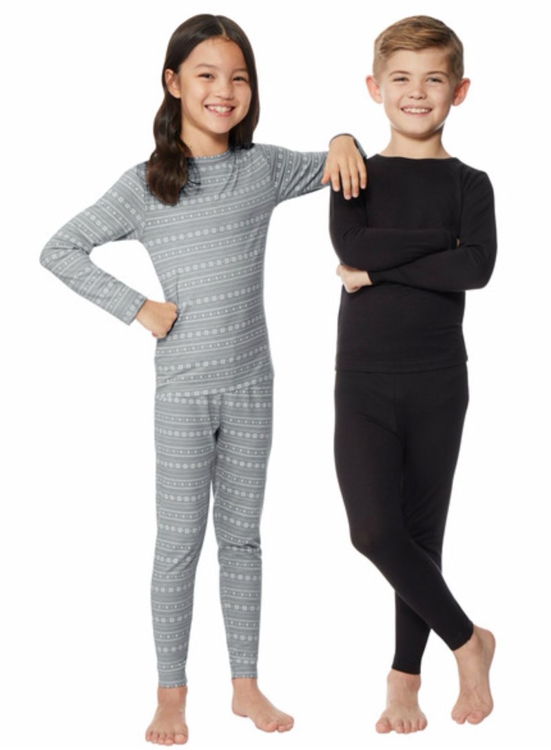 (LARG 10/12)32 Degrees Kids' Heat Set, Medium, 2-pack, Assorted Colors Same ...