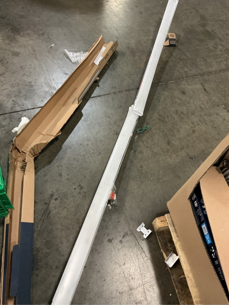 Condition photo showing As Is for lithonia lighting 8-ft 1-light cool white led strip light