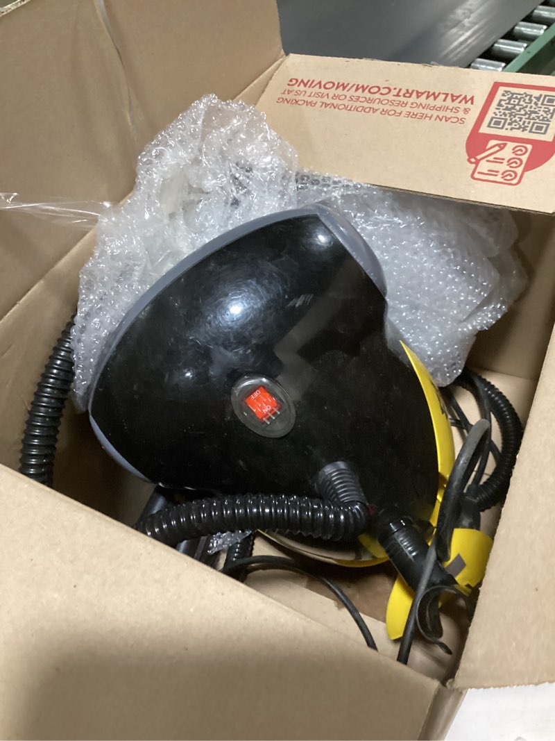 Condition photo showing As Is for mcculloch mc1275 heavy-duty steam cleaner, 45 minute runtime, 18 accessories: mop head, brushes, & more - built for home, tile, grout, carpet, furniture, & personal car detailing