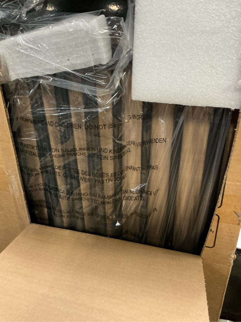 Condition photo showing Good Condition for gardner pet 51"-87" extra tall cat gate for doorway, wide adjustable 27.56"-37" baby gate included 4 extension kits, pressure mounted safety full door gate for stairs, studio, kitchen (black) black 51-87"/130-220cm