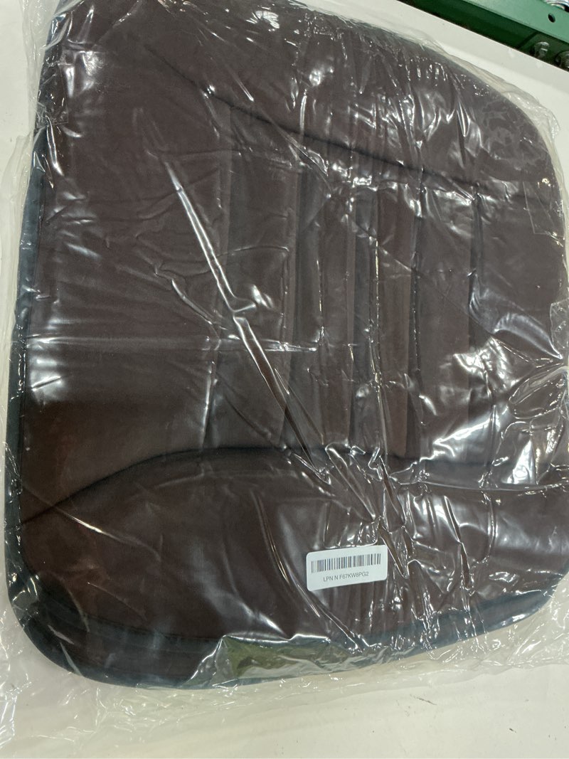 Condition photo showing Good Condition for myfamirea 2pcs car seat cushion pad 1.2" thick comfort seat protector for car driver seat office chair home use memory foam seat cushion with non slip bottom, 20'' x 18.5'', black 2 pcs black