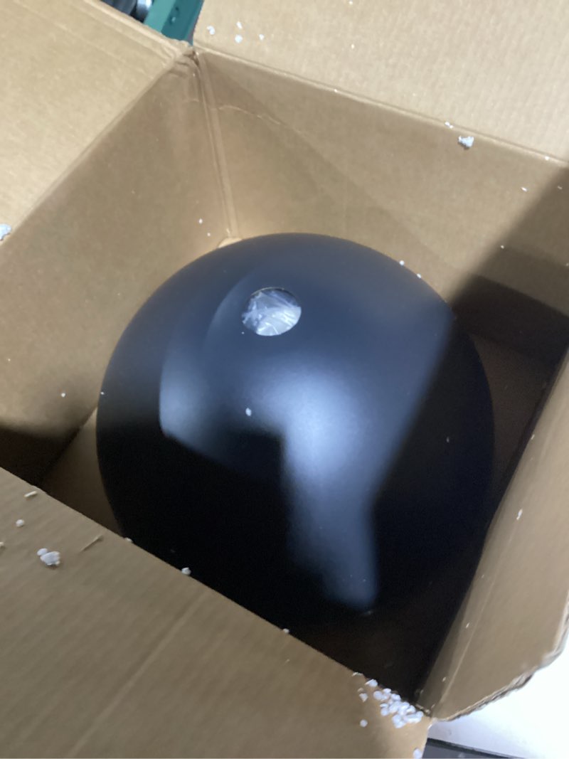 Condition photo showing Good Condition for 13.78" Modern Industrial Black Pendant Lights Vintage Farmhouse Black Gold Pendant Lighting Dome Golden Pendant Light for Kitchen Island, Dining Room, Bedroom, Hallway, Living Room, Bars Black Gold 13.78"