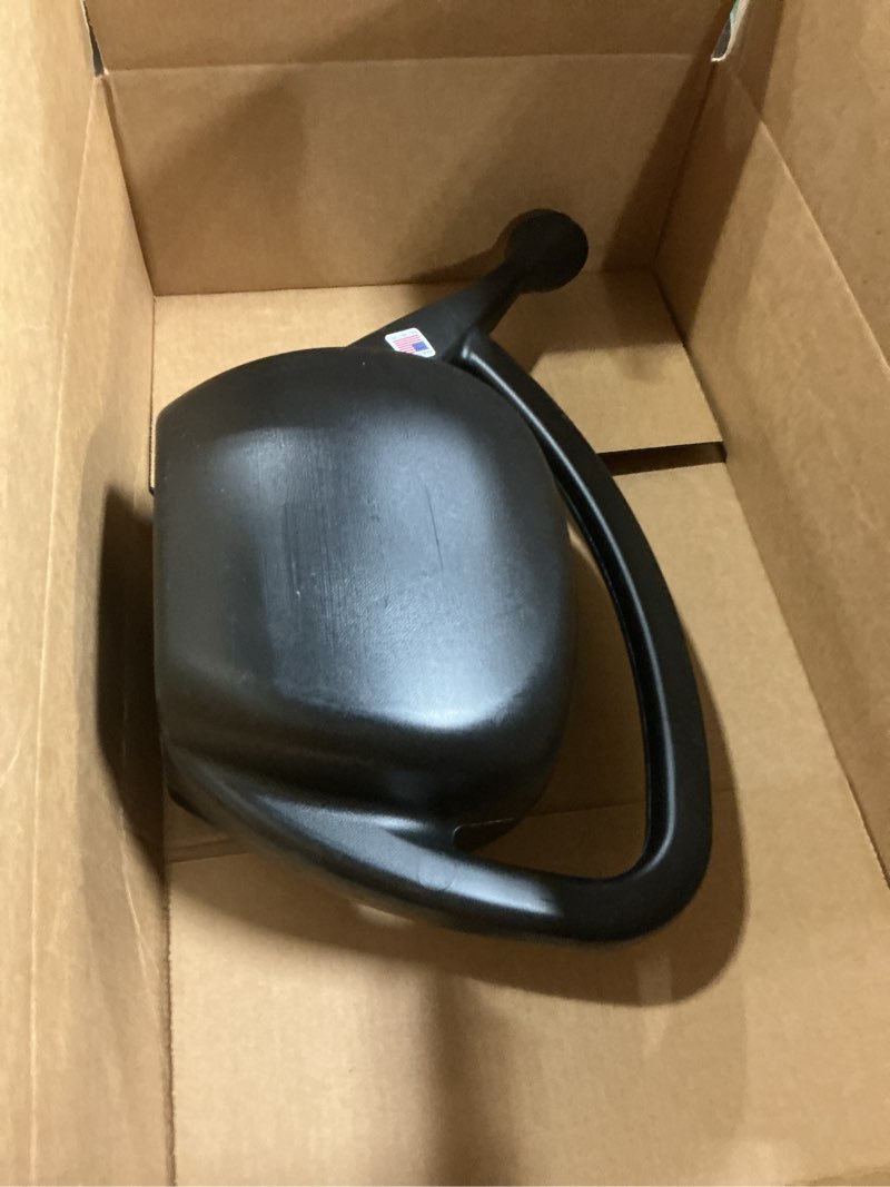 Condition photo showing As Is for root & vessel 2 gallon watering can outdoor, made in usa, large fill hole & long spout & handle for ease of use, removable nozzle, outdoor & indoor use, black