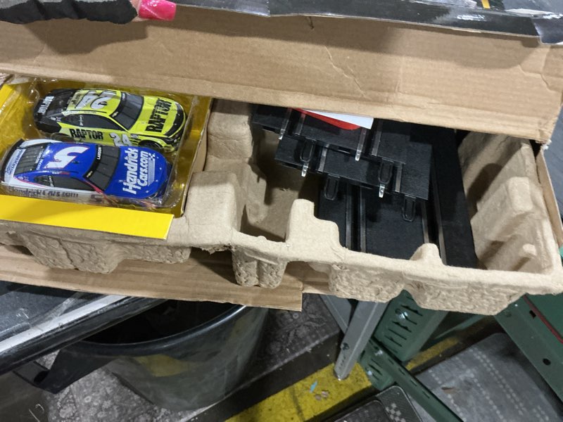 Condition photo showing As Is for Carrera GO Electric Powered Slot Car Racing Kids Toy Race Track Set 1:43 Scale, NASCAR Watkins Glen Duel ASIN