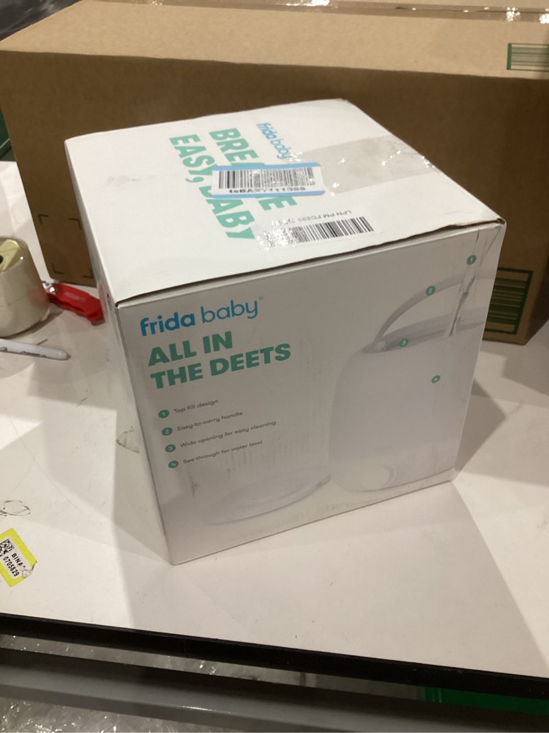 Frida Baby 3-in-1 Cool Mist Humidifier for Large Rooms, Top Fill Humidifier for Bedroom, Allergy Rel