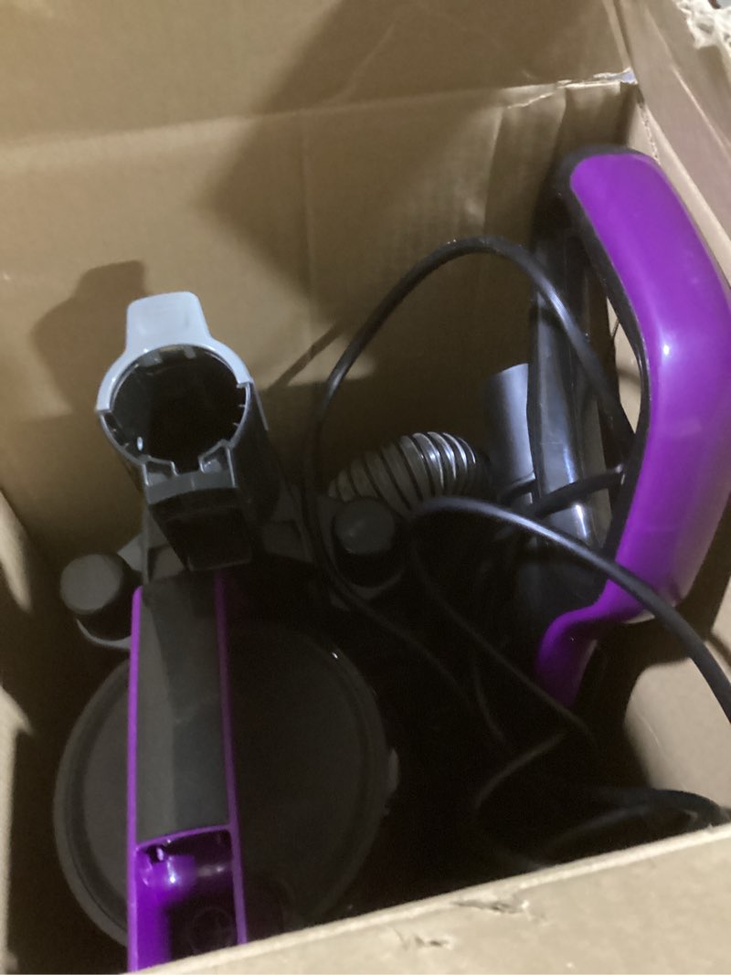 Condition photo showing As Is for bissell cleanview compact turbo upright vacuum with quick release wand, full size power, compact size for apartments & dorms, 3437f