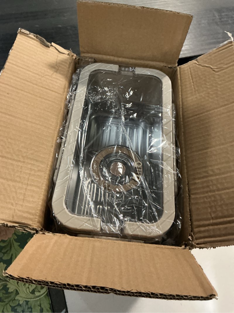 Condition photo showing Good Condition for qcqhdu bread containers, time recording stainless steel corner fresh bread box airtight keeper food storage container for kitchen countertop homemade breadbox bpa free, 5800ml large capacity 2 pack
