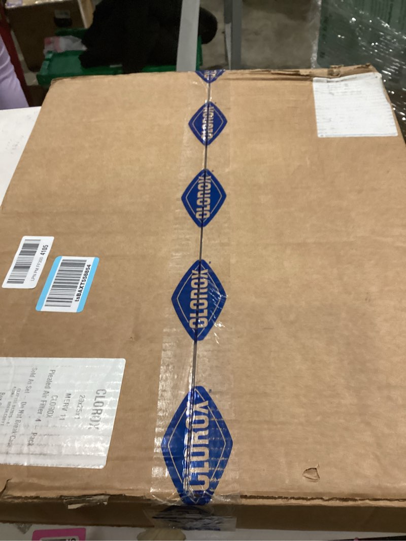 Condition photo showing Good Condition for Clorox 20x25x1 Air Filter, MERV 11 Pleated HVAC AC Furnace Air Filters, MPR 1000 & FPR 7 – Pack of 4