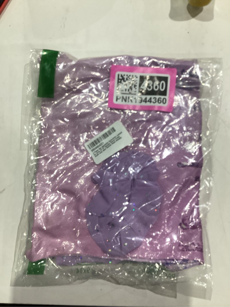 Condition photo showing New/Like New for Idgreatim Girls Gymnastic Leotard Ballet Dance Dress Outfit with Removable Skirt Hair Scrunchie Combo 4-11 Years Apink Print 4-5T