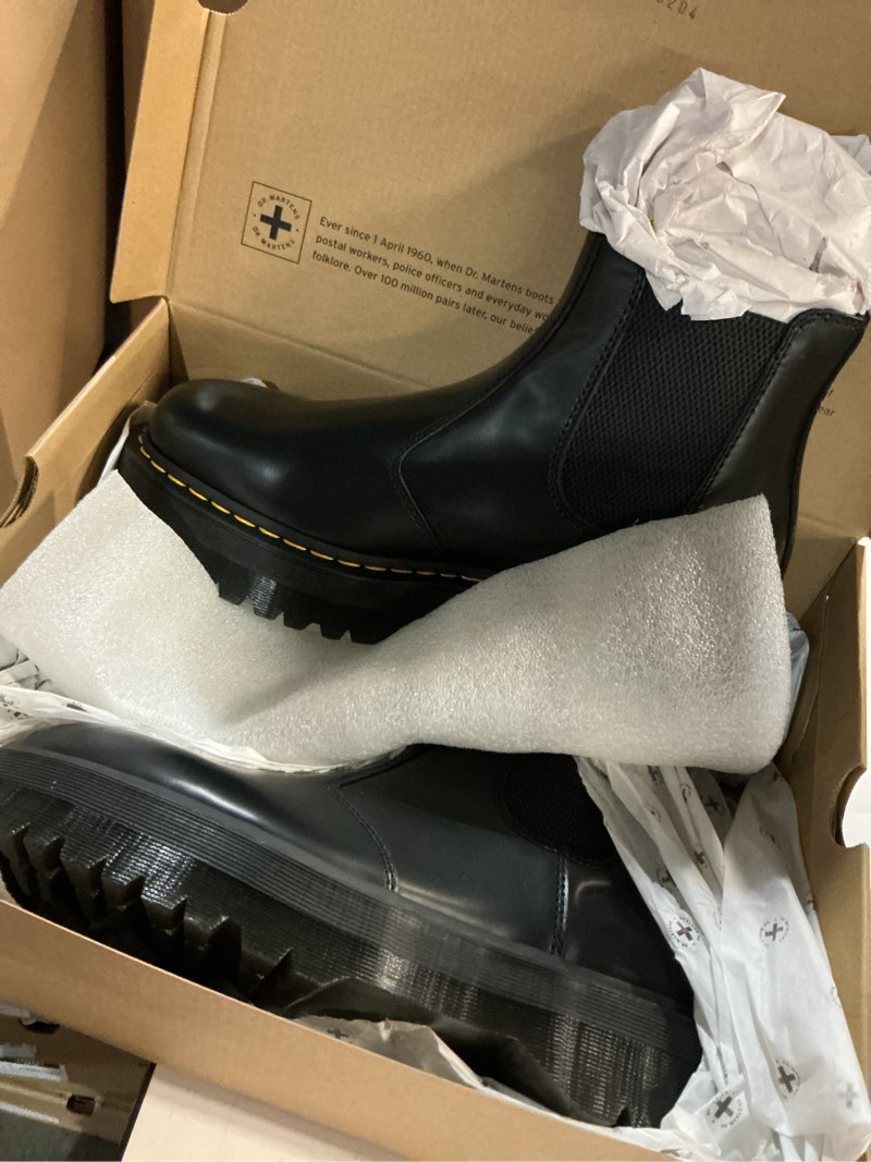 Condition photo showing Good Condition for dr. martens unisex-adult 2976 quad polished smooth leather boot(color black size 13)