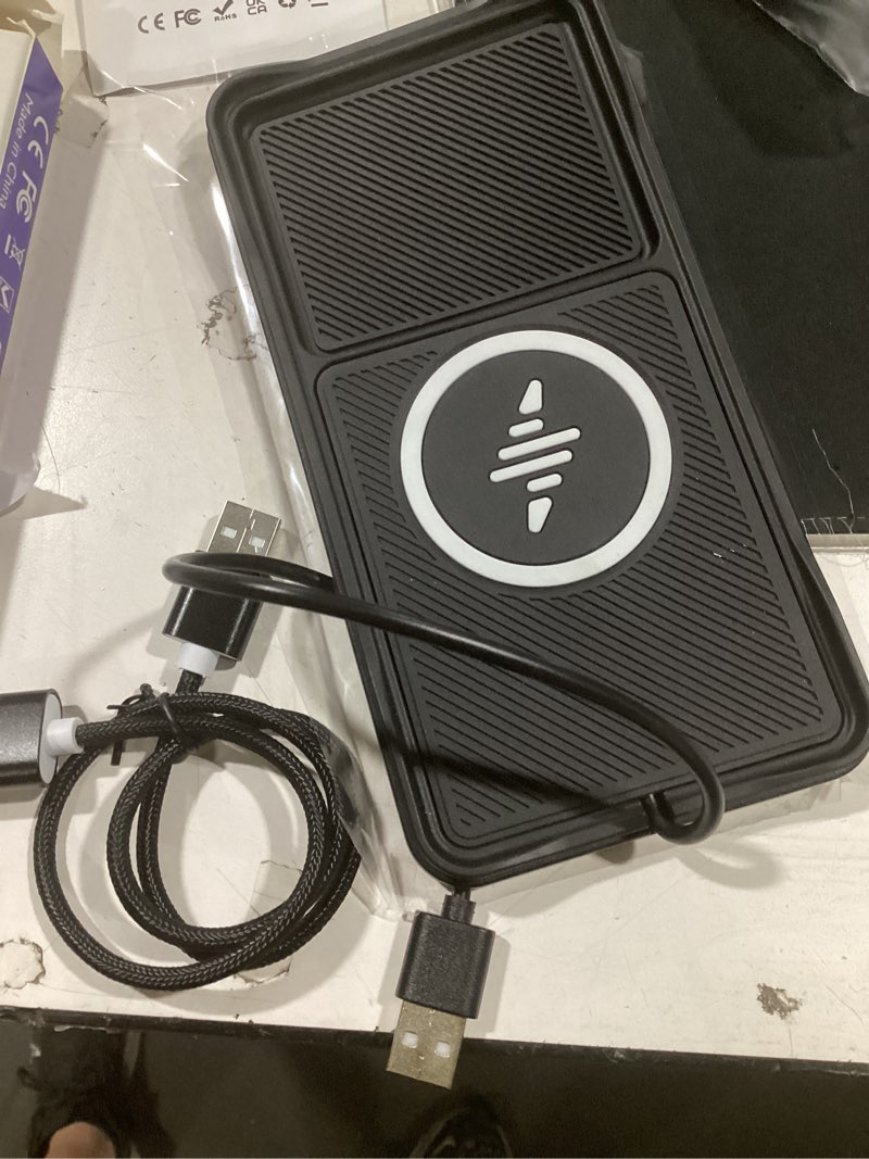 Condition photo showing Good Condition for wireless car charger pad, 15w fast car wireless chargers charging pad non slip charger for car wireless phone charger for iphone 17/16/15/14/13/12 pro max,samsung s23 s22 s20 for android, 30cm cable 30cm cable-for iphone pro max