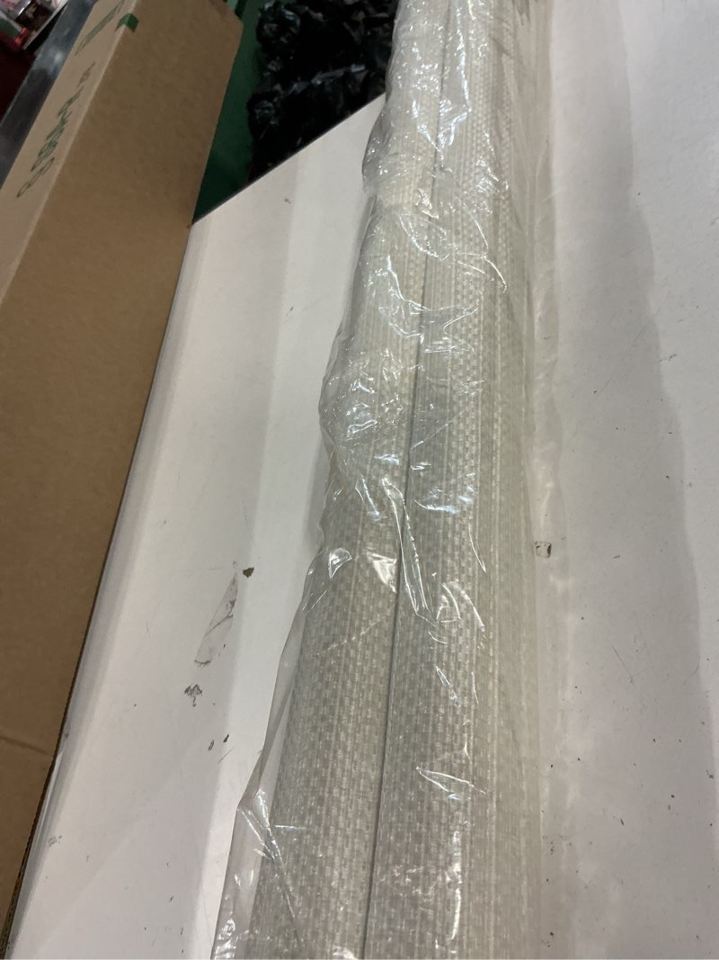 Condition photo showing Good Condition for chrisdowa cordless zebra blinds for windows, dual layer free-stop light filtering window roller shades, pull down privacy zebra shades for home, office, bedroom, door (20\" w x 72\" h, white) 20\"w x 72\"h white(similar)