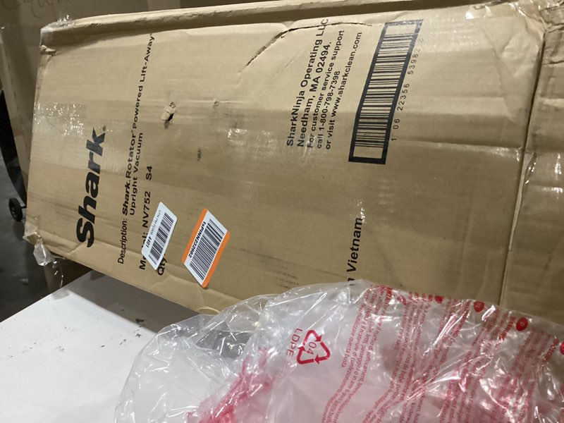 Condition photo showing Good Condition for shark nv752 rotator powered lift-away truepet upright vacuum with hepa filter, large dust cup capacity, led headlights, upholstery tool, perfect pet power brush & crevice tool, bordeaux