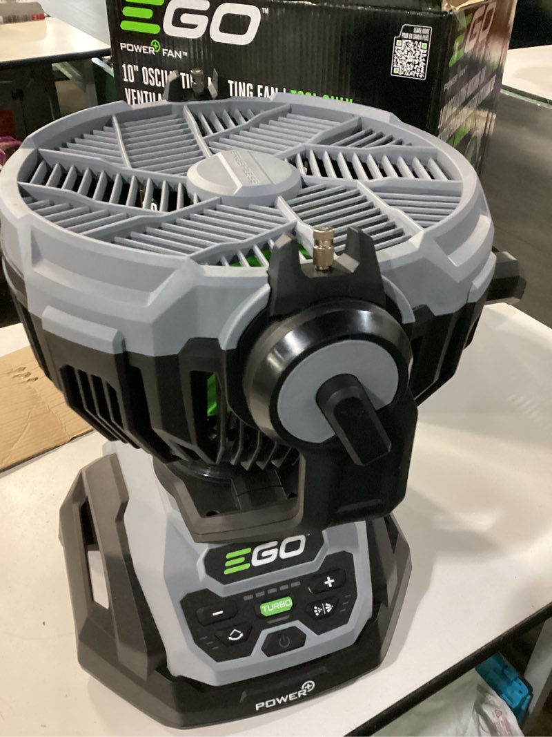 Condition photo showing Good Condition for ego 19.49 in. h 5 speed oscillating misting fan remote control