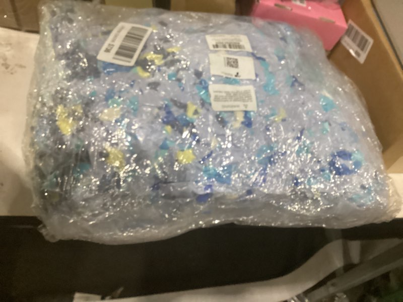 Condition photo showing New/Like New for shredded memory foam filling 10lbs for bean bag filler, pillow stuffing cushion arts crafts refill, without added gel particles, premium soft and great for stuffing, multi color and shape multi color 10 pound (pack of 1)