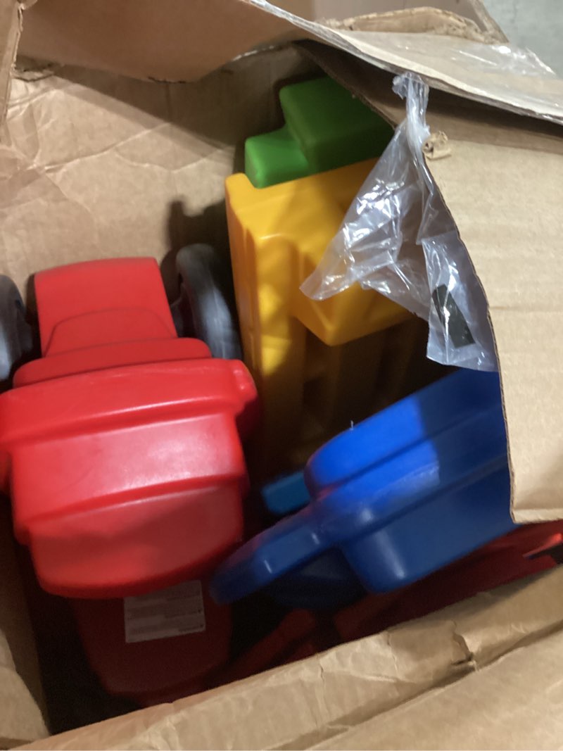 Condition photo showing Good Condition for step2 up & down roller coaster toy for kids, ride on push car, indoor/outdoor playset, toddlers ages 2-5 years old, compact storage, max weight 50 lb., multicolor